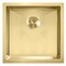Whitehaus Noah Plus 16 Gauge Sgl Bowl Linen Textured Dual-Mount Sink Set, Brass WHNPL1818-B - alternate 2